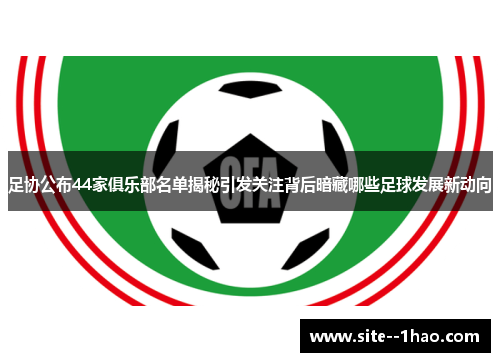 足协公布44家俱乐部名单揭秘引发关注背后暗藏哪些足球发展新动向