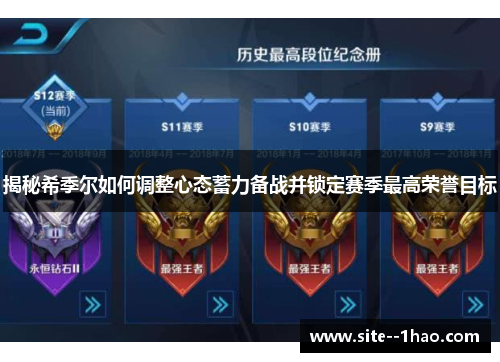 揭秘希季尔如何调整心态蓄力备战并锁定赛季最高荣誉目标