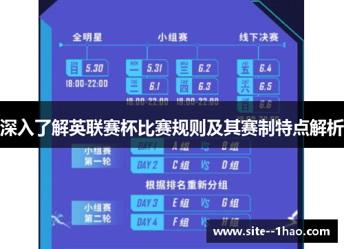 深入了解英联赛杯比赛规则及其赛制特点解析