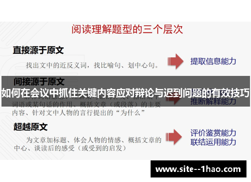 如何在会议中抓住关键内容应对辩论与迟到问题的有效技巧